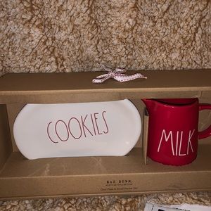 Rae Dunn Cookies and Milk